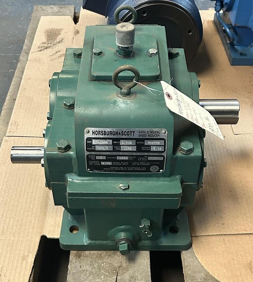 Used HORSBURGH & SCOTT,LS-1000,SPEED REDUCER 23.3HP 2.810 RATIO 1150RPM
