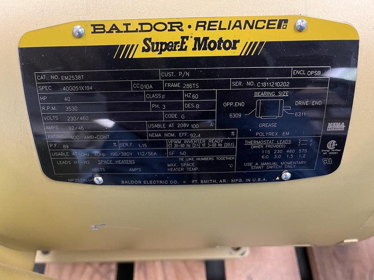 BALDOR,EM2538T,SUPER E MOTOR 40HP 3530RPM 3PH 286TS