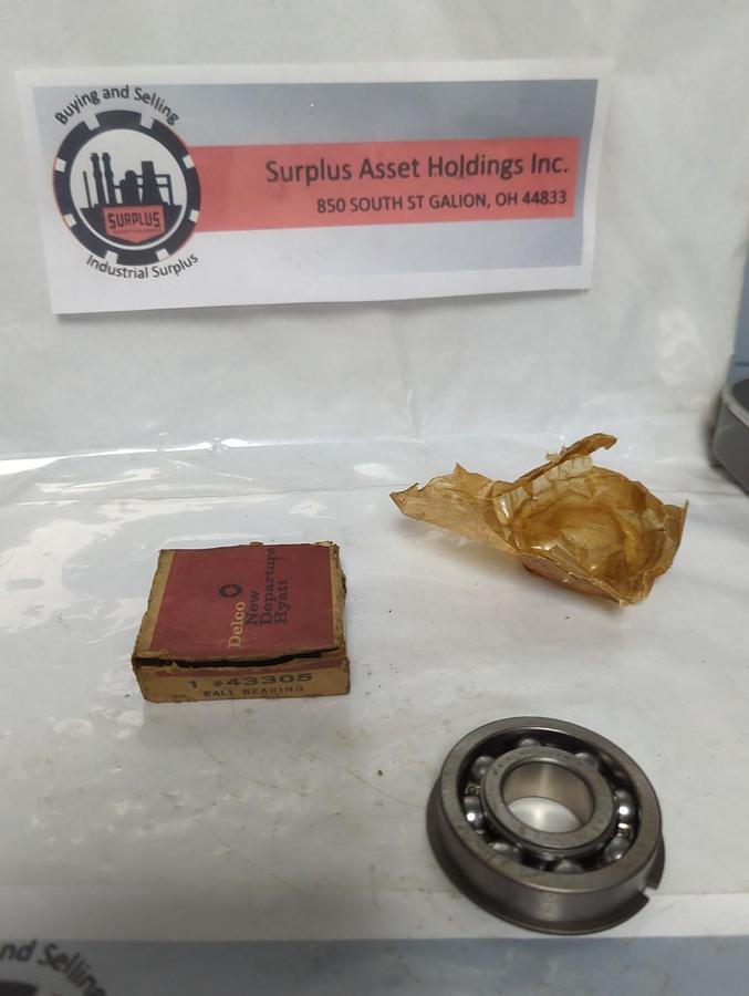DELCO NDH,43305,DEEP GROOVE BALL BEARING WITH SNAP RING NOS