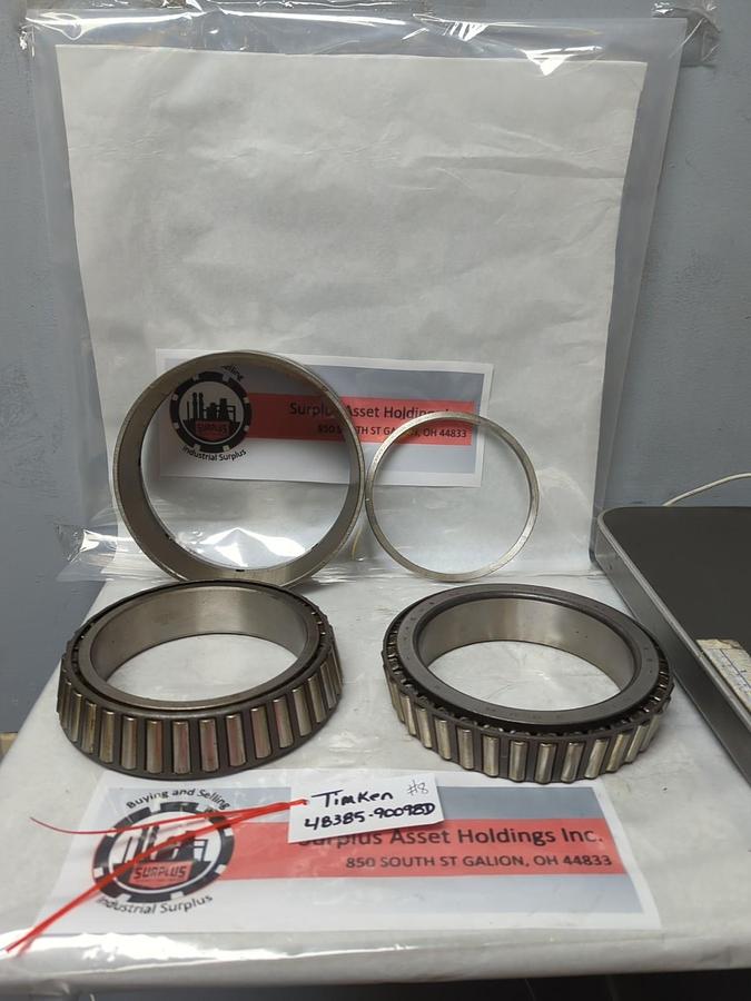 Used TIMKEN,48385-90098D,DOUBLE TAPERED ROLLER BEARING 5-1/2 IDX7-1/2OD PRE-OWNED