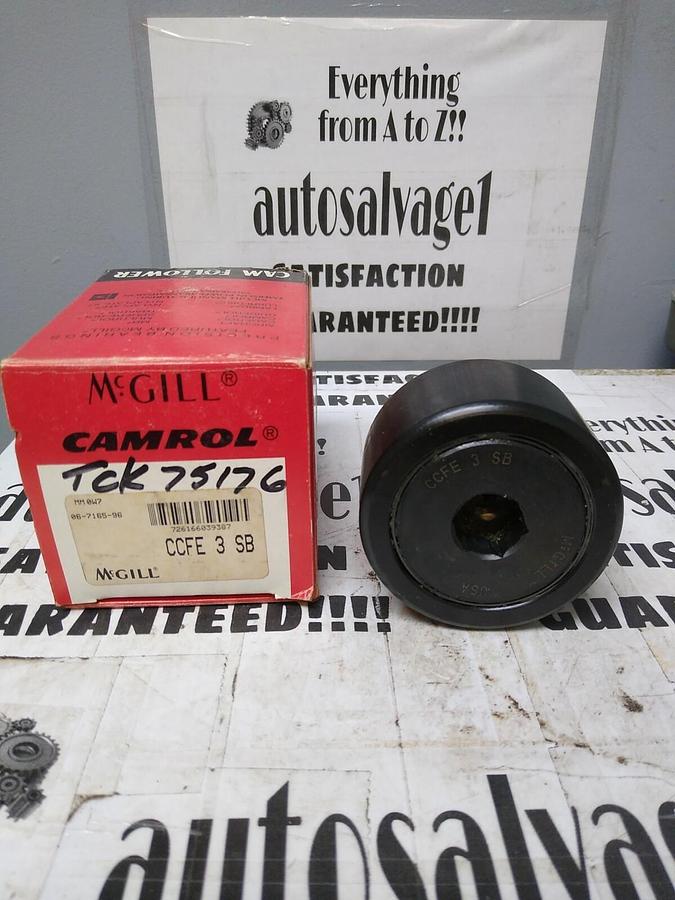 Used McGill,CCFE-3-SB,Cam Follower 3 INCH NOS
