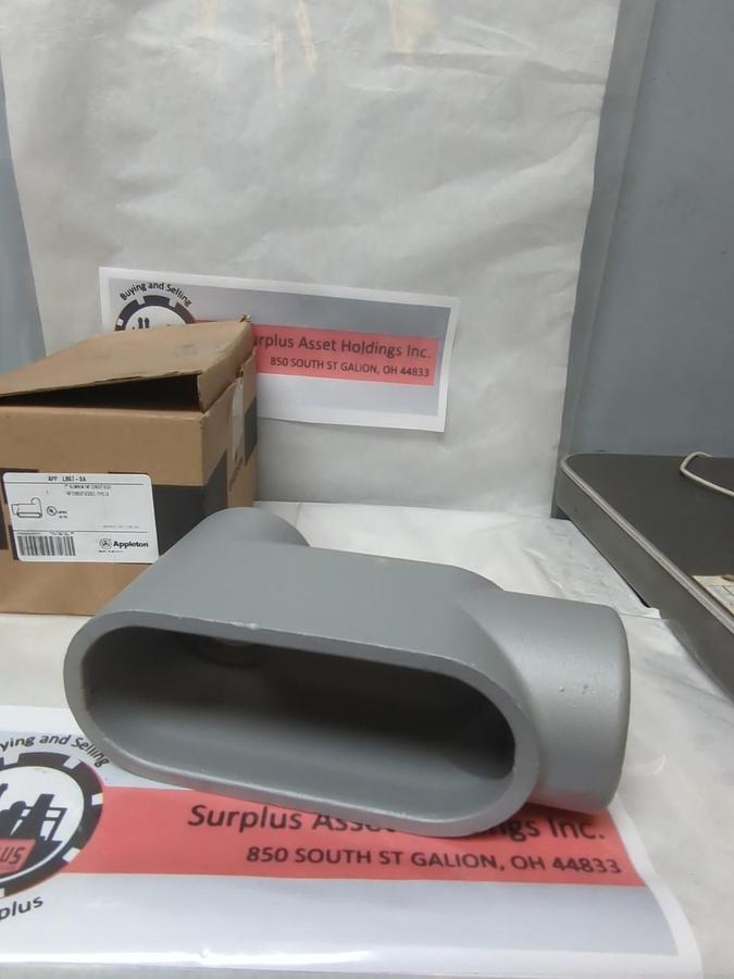 EMERSON,APP LB67-SA,TYPE LB ALUMINUN FM7 CONDUIT BODY 2 INCH NOS