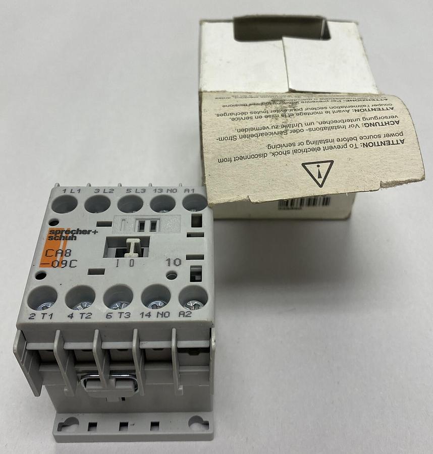 SPRECHER & SCHUH,CA8-09C-10-24VDC, CONTACTOR 20AMP 3POLE NOS