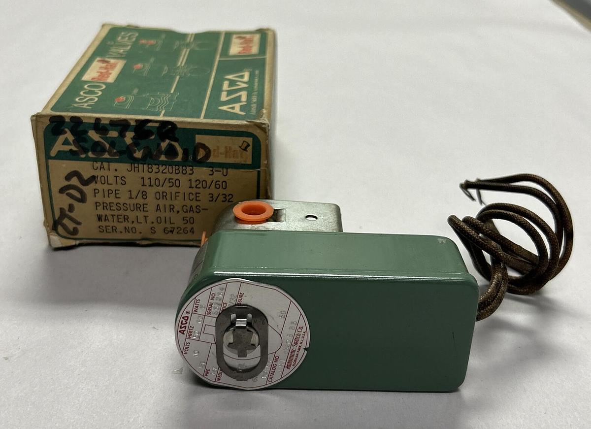 Used ASCO,JHT8320B83,SOLENOID VALVE NEW