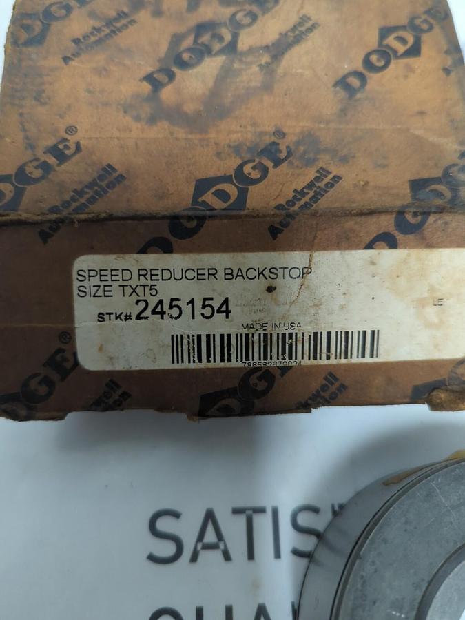 DODGE,245154,SIZE TXT5 SPEED REDUCER BACKSTOP NOS