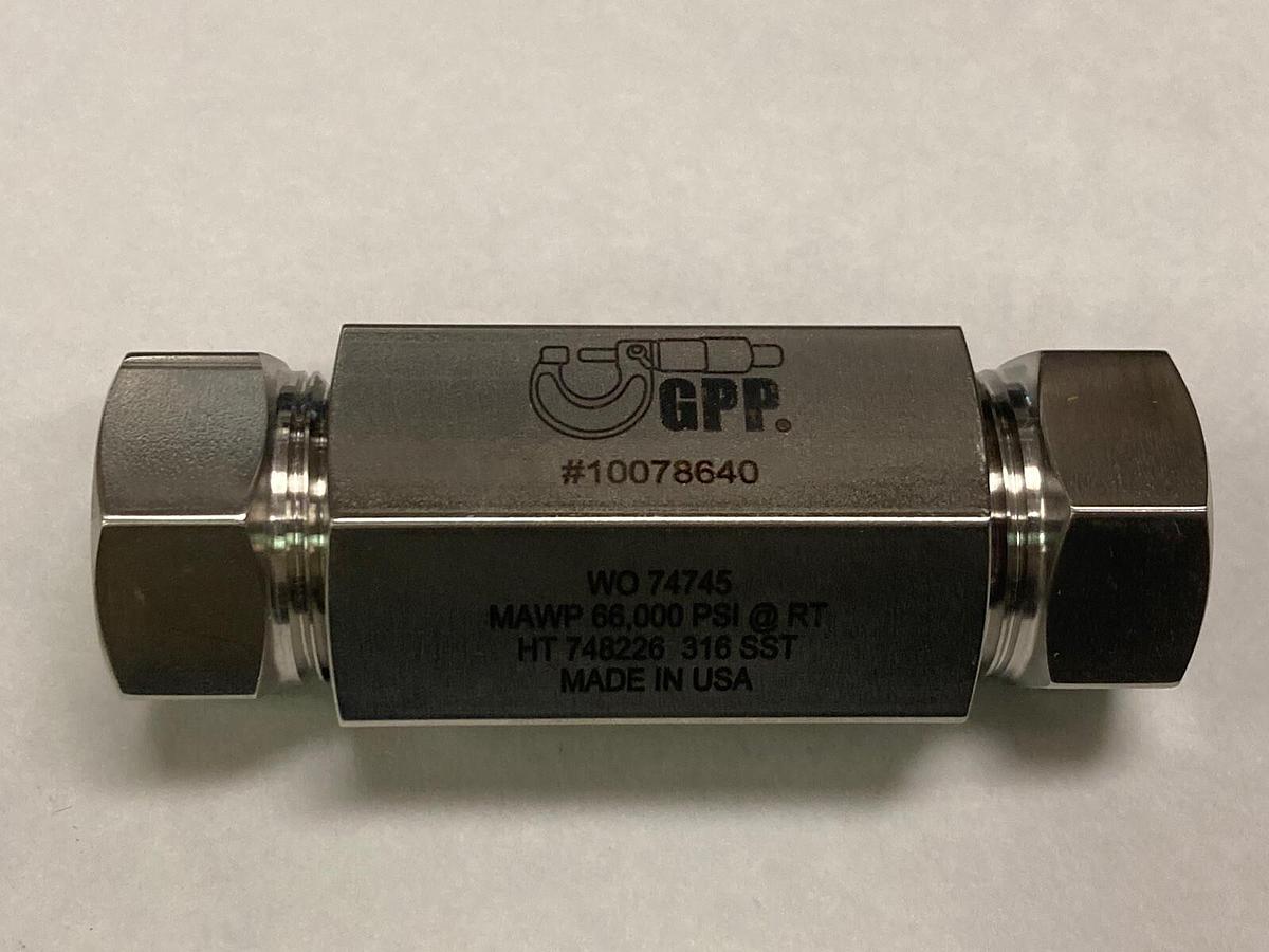 GPP,10078640,High Pressure Coupling Connectors 66000 PSI