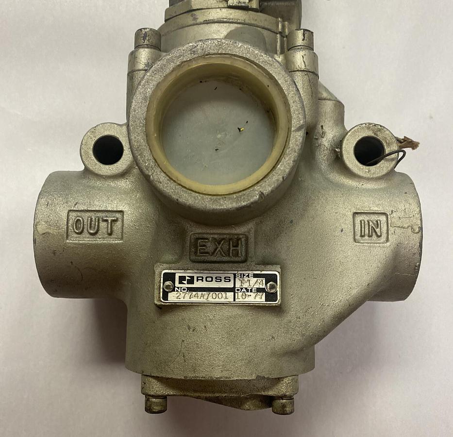 ROSS,2774A7001,VALVE 1-1/4 INCH NOS