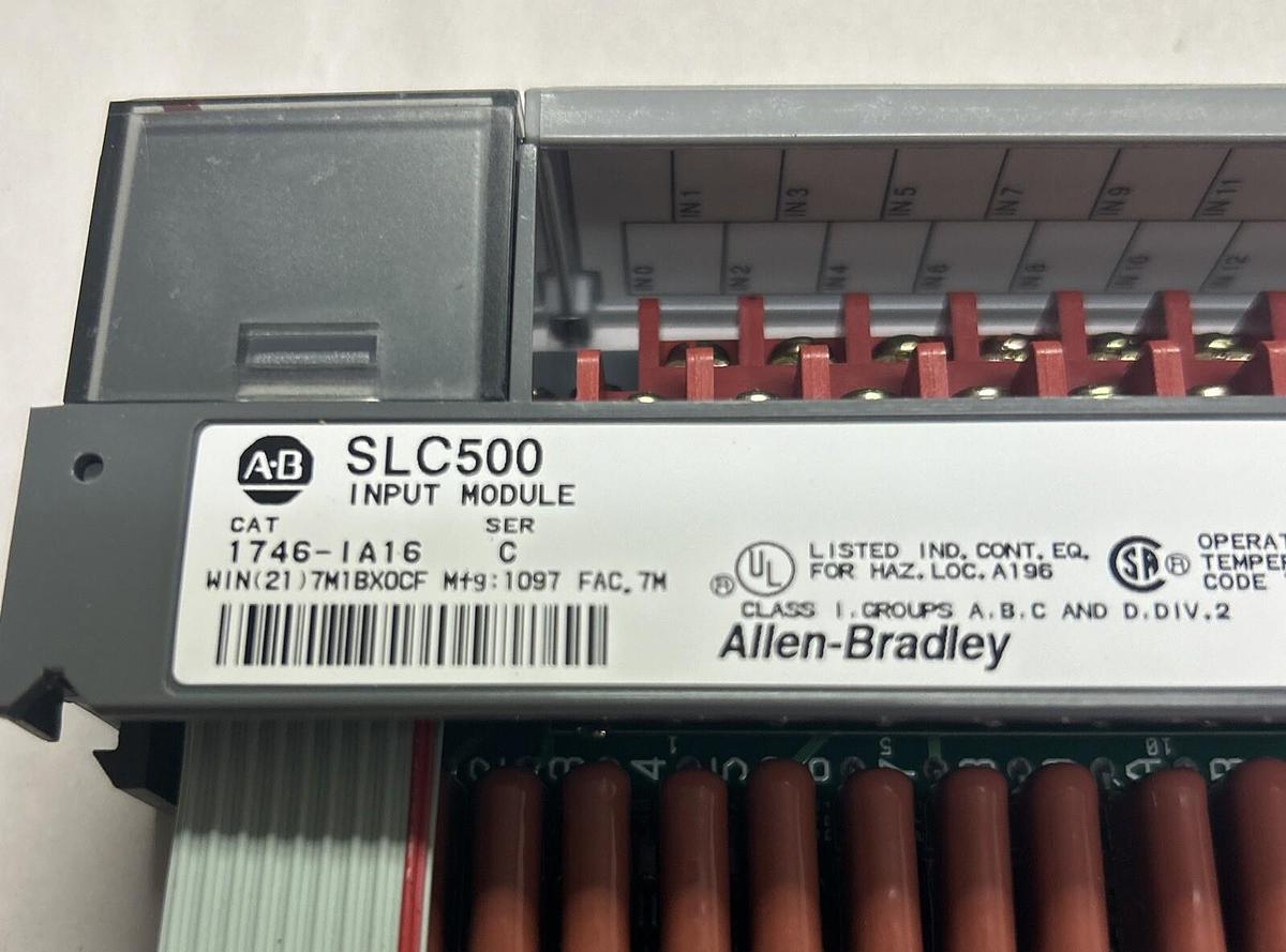 Used ALLEN BRADLEY,1746-IA16,INPUT MODULE