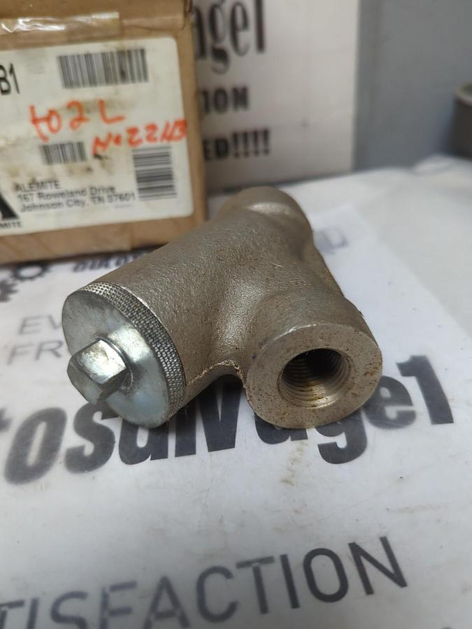 ALEMITE,380372-B1,GREASE STRAINER 1/2 INCH FNPT NOS