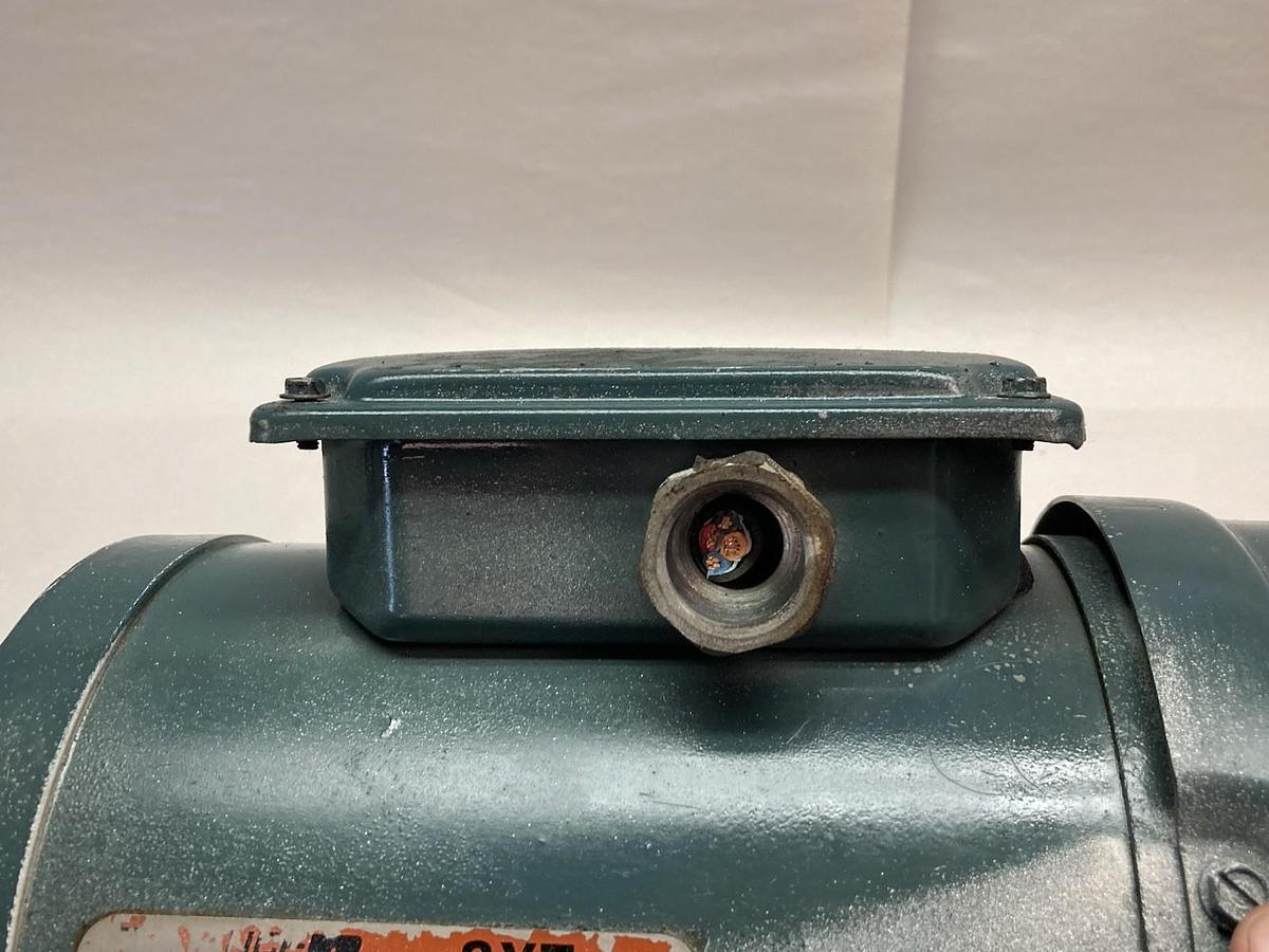 Used General Electric,B77C5908S-0Y,3-Phase A-C Motor 1/2Hp 3450/2850RPM 60/50Hz