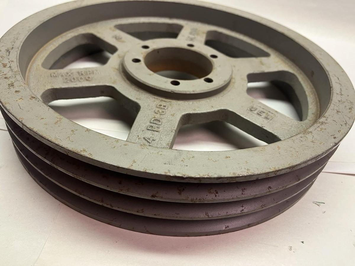 TB WOODS,12.4-P.D.-3B,SHEAVE 12-11/16" OD 2-7/8" BORE 3 GROOVE