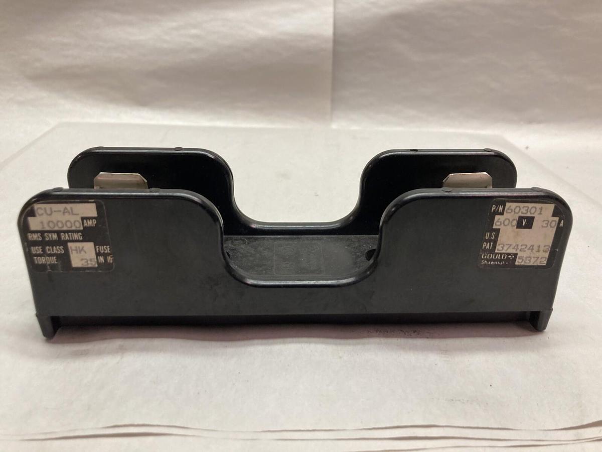 Used Gould,60301 CU-AL,Fuse Holder 600V 30A