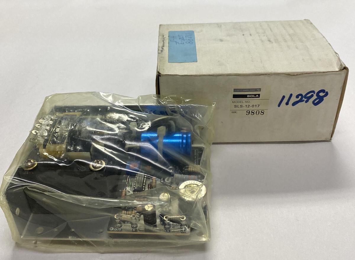 Used EMERSON SOLA,HD SLS-12-017,POWER SUPPLY 1.7A NEW