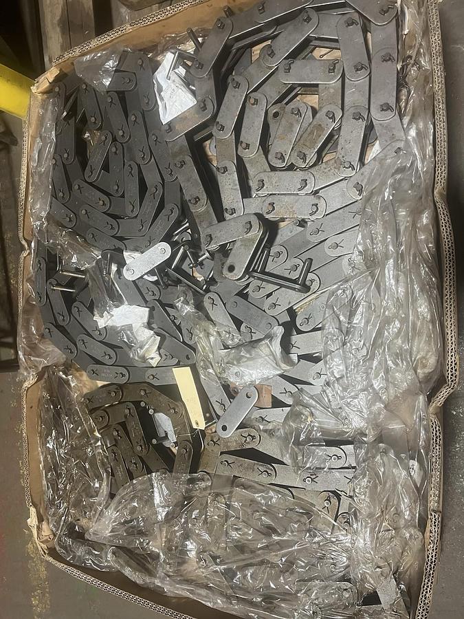 Tsubaki,C2120H-COT,10FT Roller Chain Double Pitch Heavy Series Cotter Lot of 24