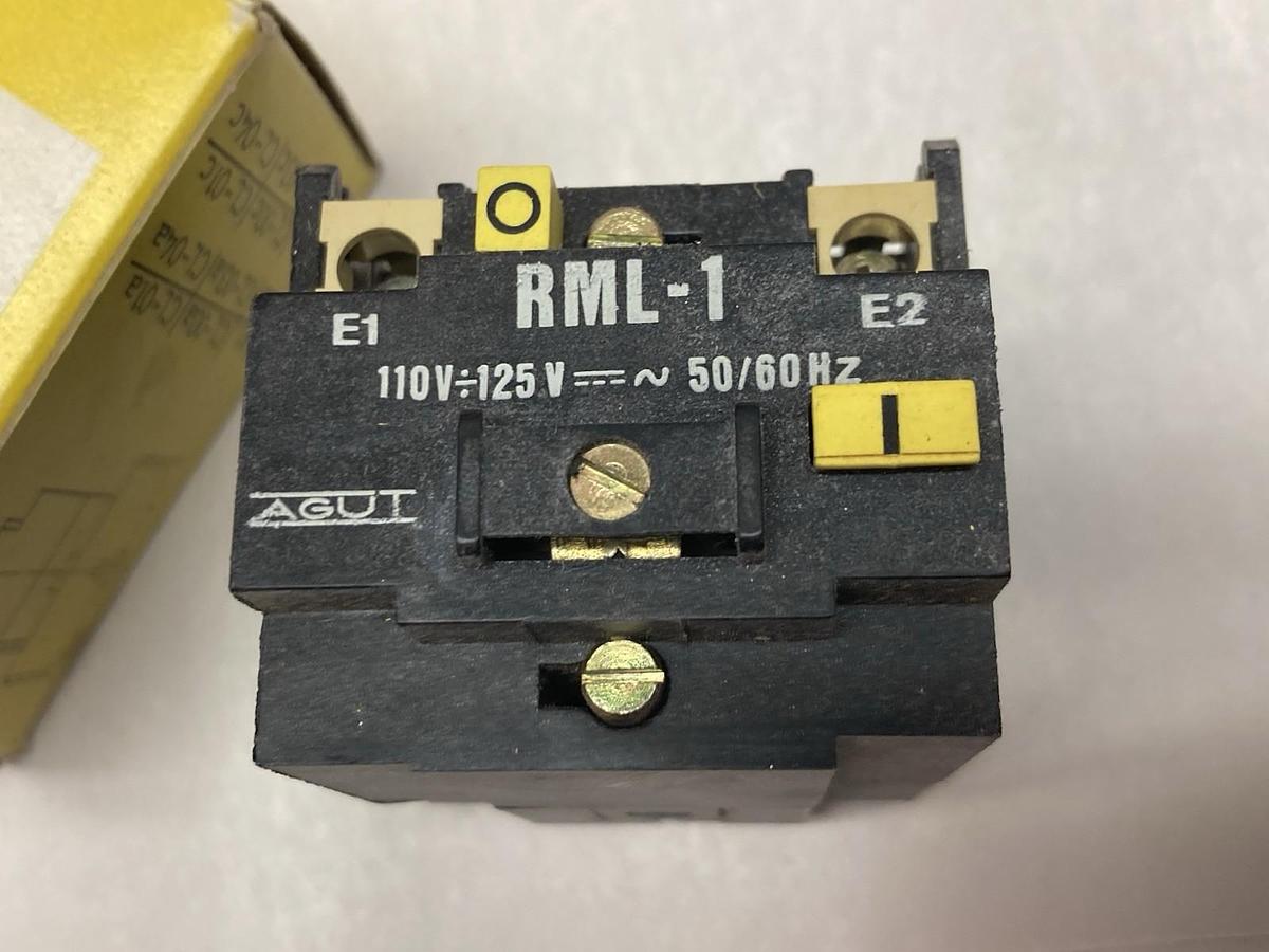 Used Agut,RML-1,Contactor LR30821 110V 50/60Hz
