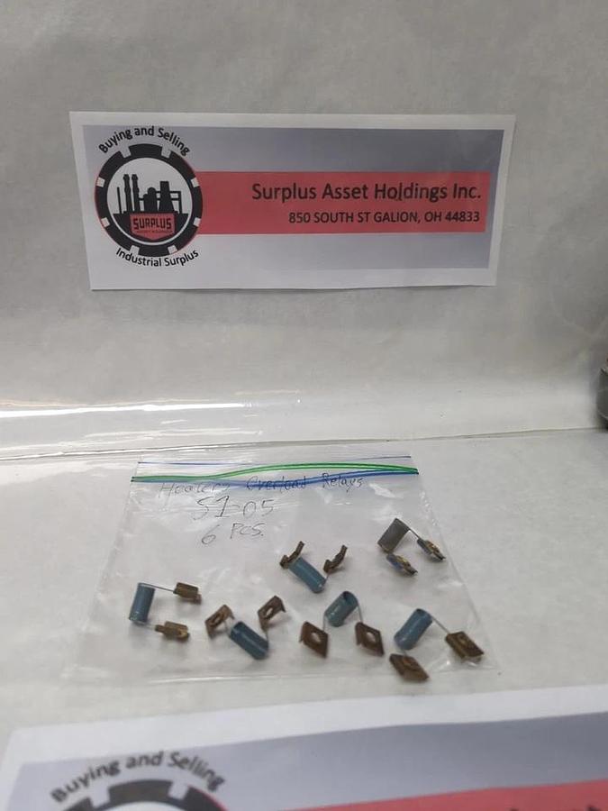 Used JOSLYN CLARK,S1-05,OVERLOAD THERMAL HEATER ELEMENT LOT OF 6 PRE-OWNED