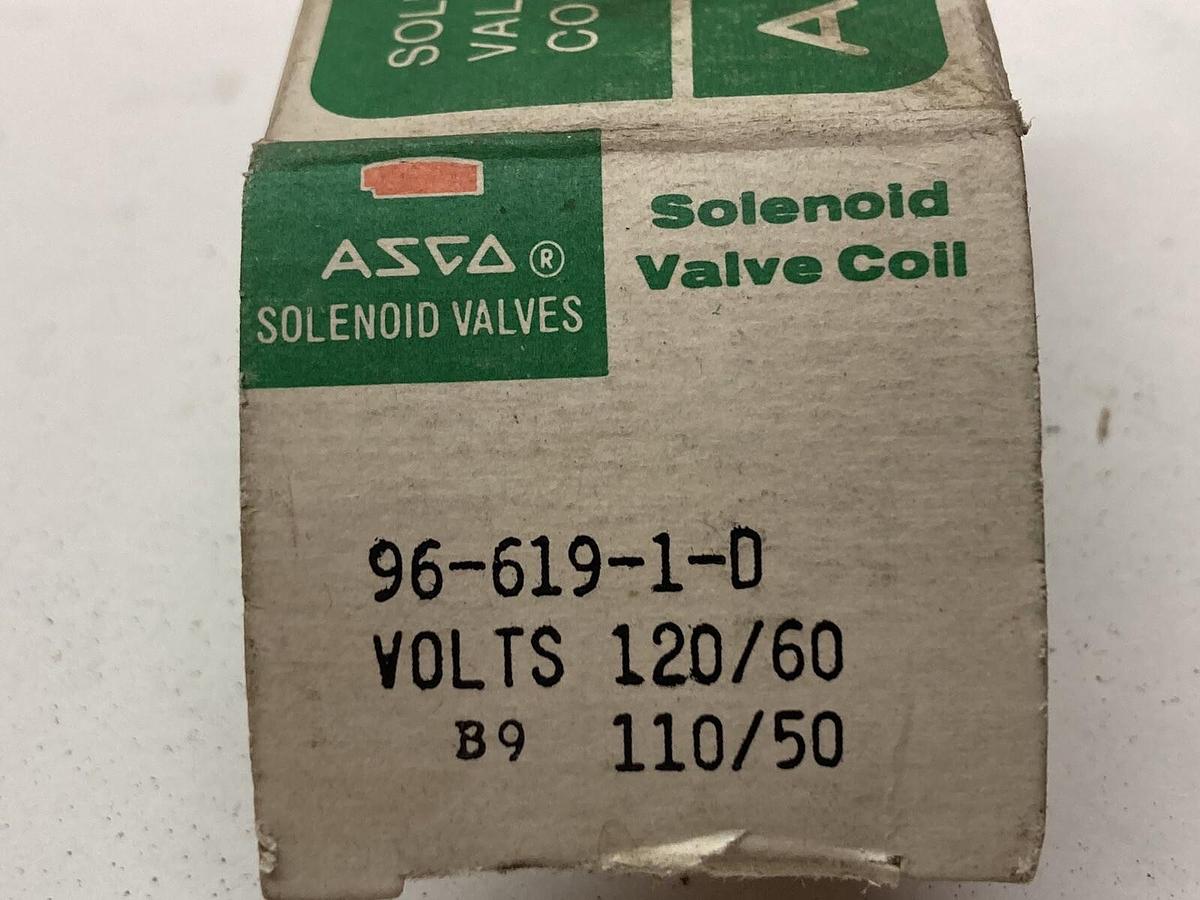 Asco,96-619-1-D,Solenoid Valve Coil Volts 120/60 110/50