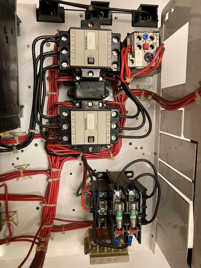 Used ITE Siemens,Model 95 36-89033,10 Amps Size 1 18 INCH MCC Starter Bucket