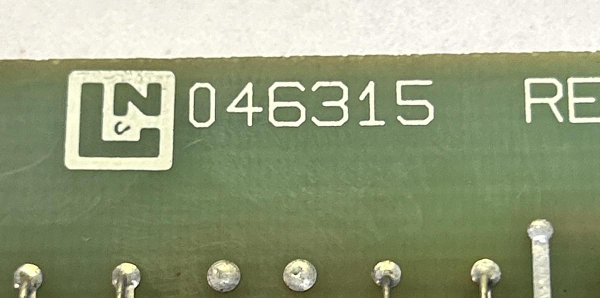 Used LEEDS & NORTHRUP,046315,CIRCUIT BOARD
