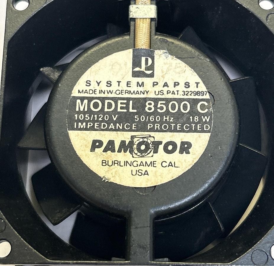 Used PAMOTOR,8500C,FAN 105/120V 18W