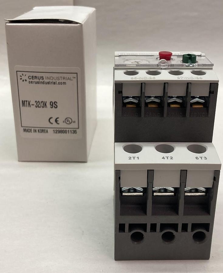 Cerus Industrial,MTK-32/3K 9S,Thermal Overload Relay 50/60Hz