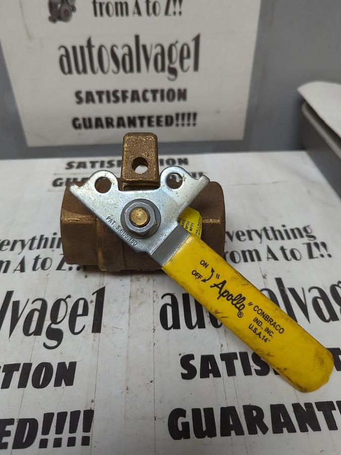 APOLLO,75-107-01,600CWP   1-1/2 INCH NPT LOCKING LEAVER BALL VALVE NOS