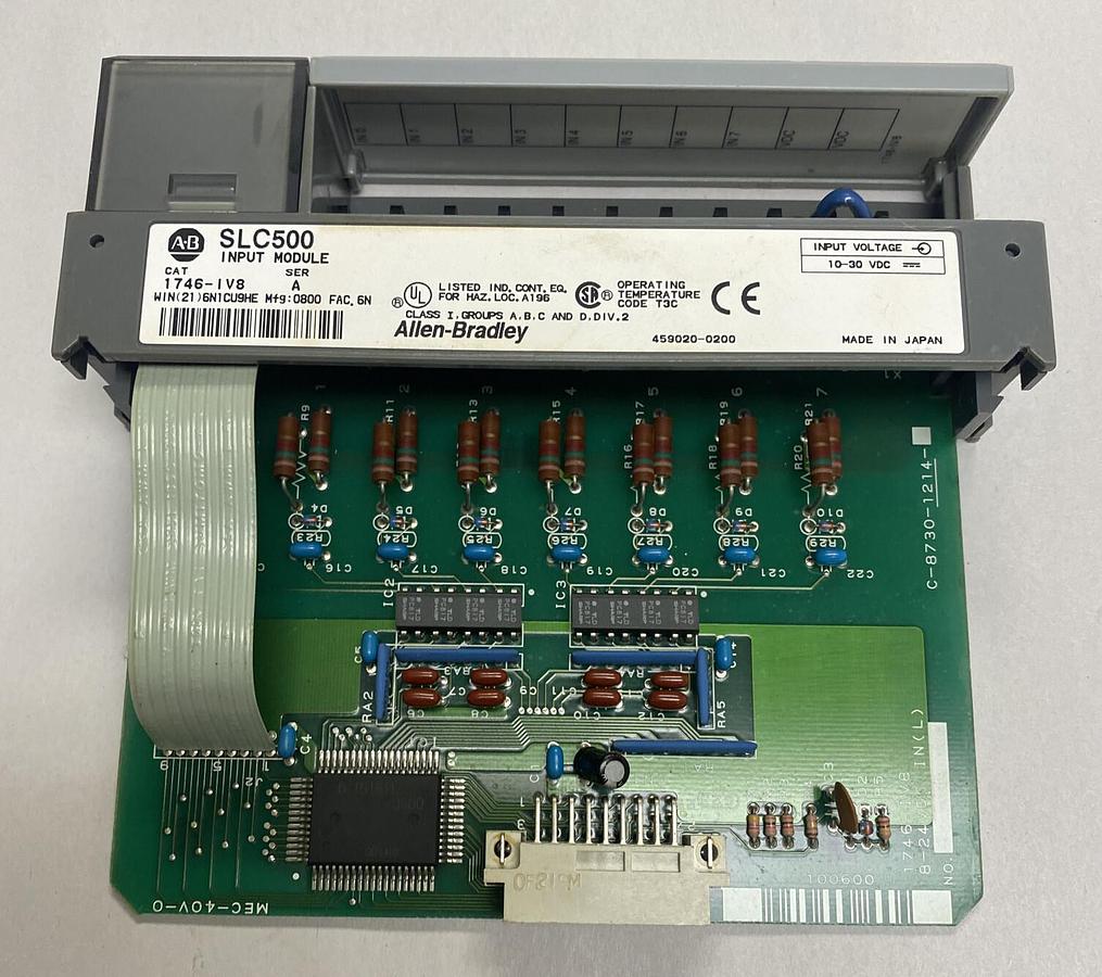 Used Allen-Bradley,1746-IV8,Ser A Input Module