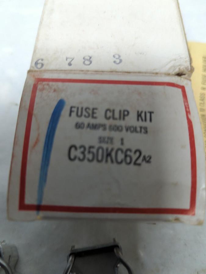 CUTLER HAMMER,C350KC62,FUSE CLIP KIT NOS