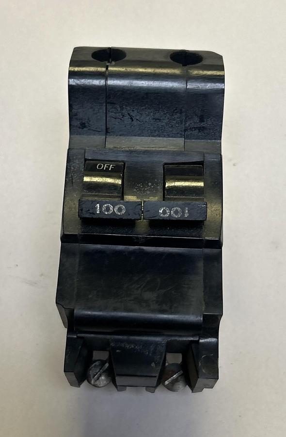 Used FEDERAL PACIFIC,NB2100,CIRCUIT BREAKER 100A 120/240V 2P