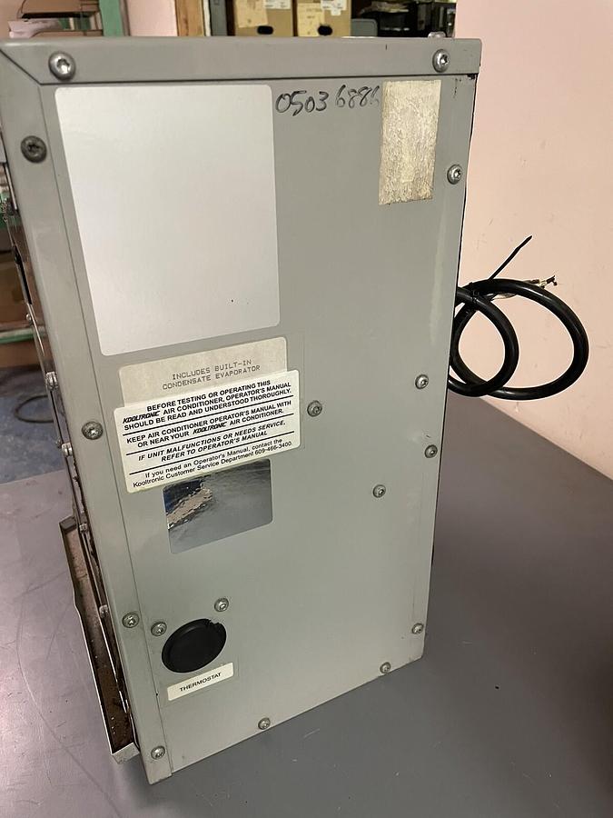 Used KOOLTRONICS,KA4C1.0NP17L,AIR CONDITIONER 1000BTU 115V MISSING FILTER