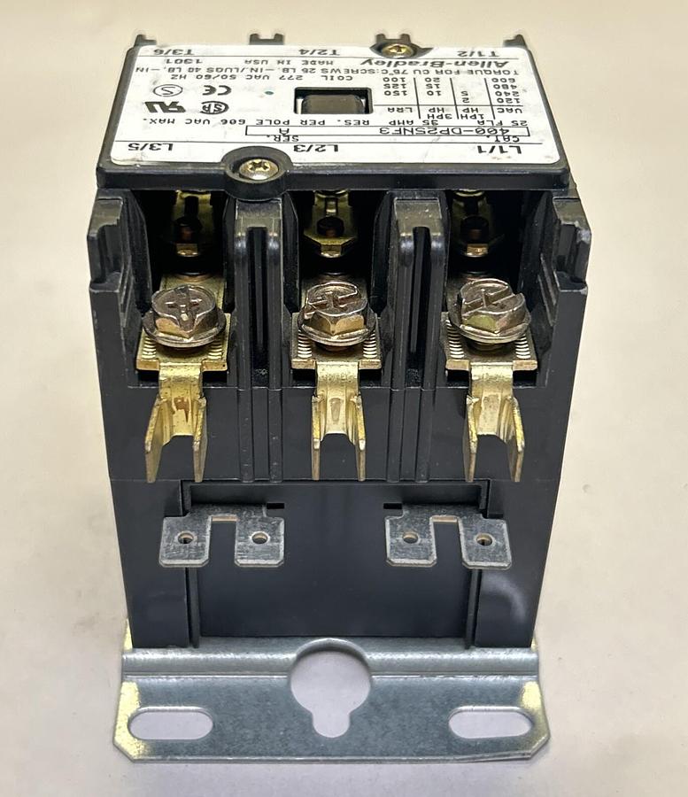 Used ALLEN BRADLEY,400-DP25NF3,DEFINITE PURPOSE CONTACTOR