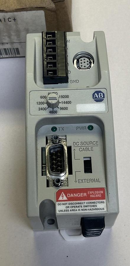 ALLEN BRADLEY,1761-NET-AIC,ETHERNET INTERFACE MODULE NOS