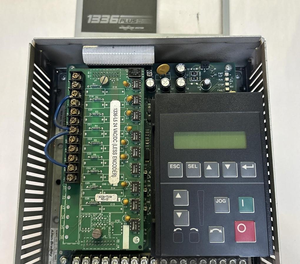 Used ALLEN BRADLEY,1336F-BRF50-AE-EN,ADJUSTABLE FREQUENCY AC DRIVE