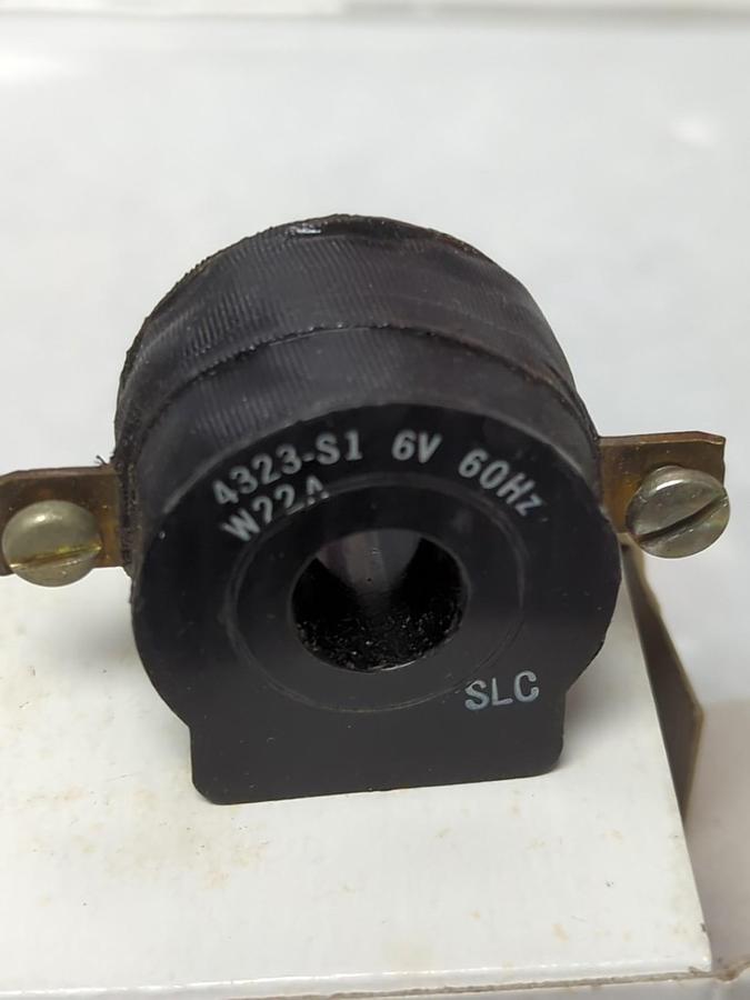 Used SCHNEIDER ELECTRIC,4323-S1,COIL 6V 60HZ LOT OF 2 PRE-OWNED