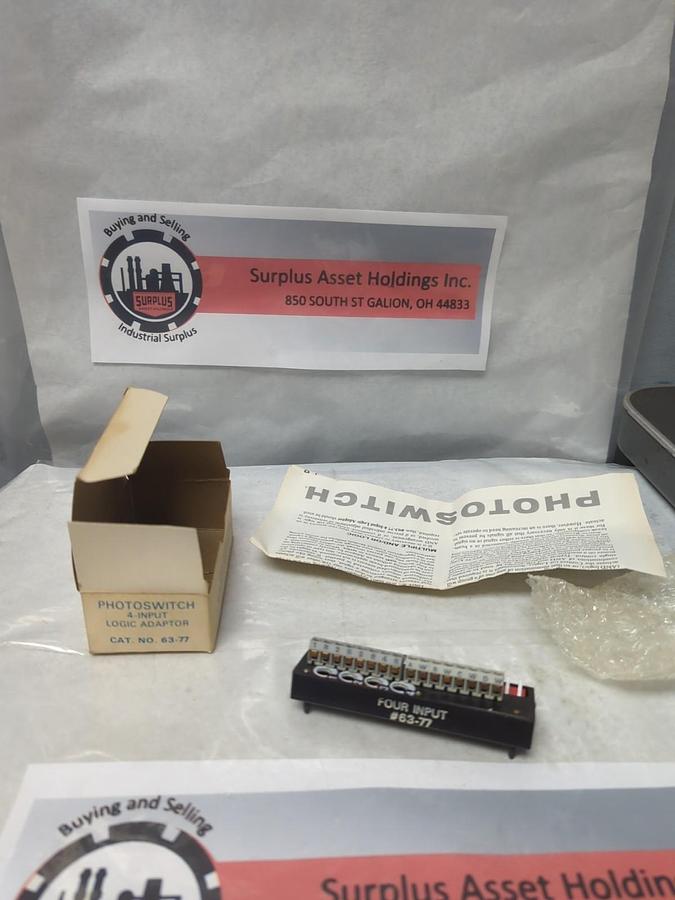 ECA,63-77,PHOTOSWITCH 4-INPUT LOGIC ADAPTOR NOS