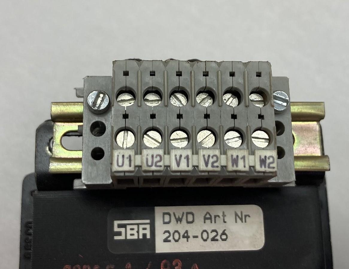 Used SBA,Type DWD Art Nr 204-026,Transformer