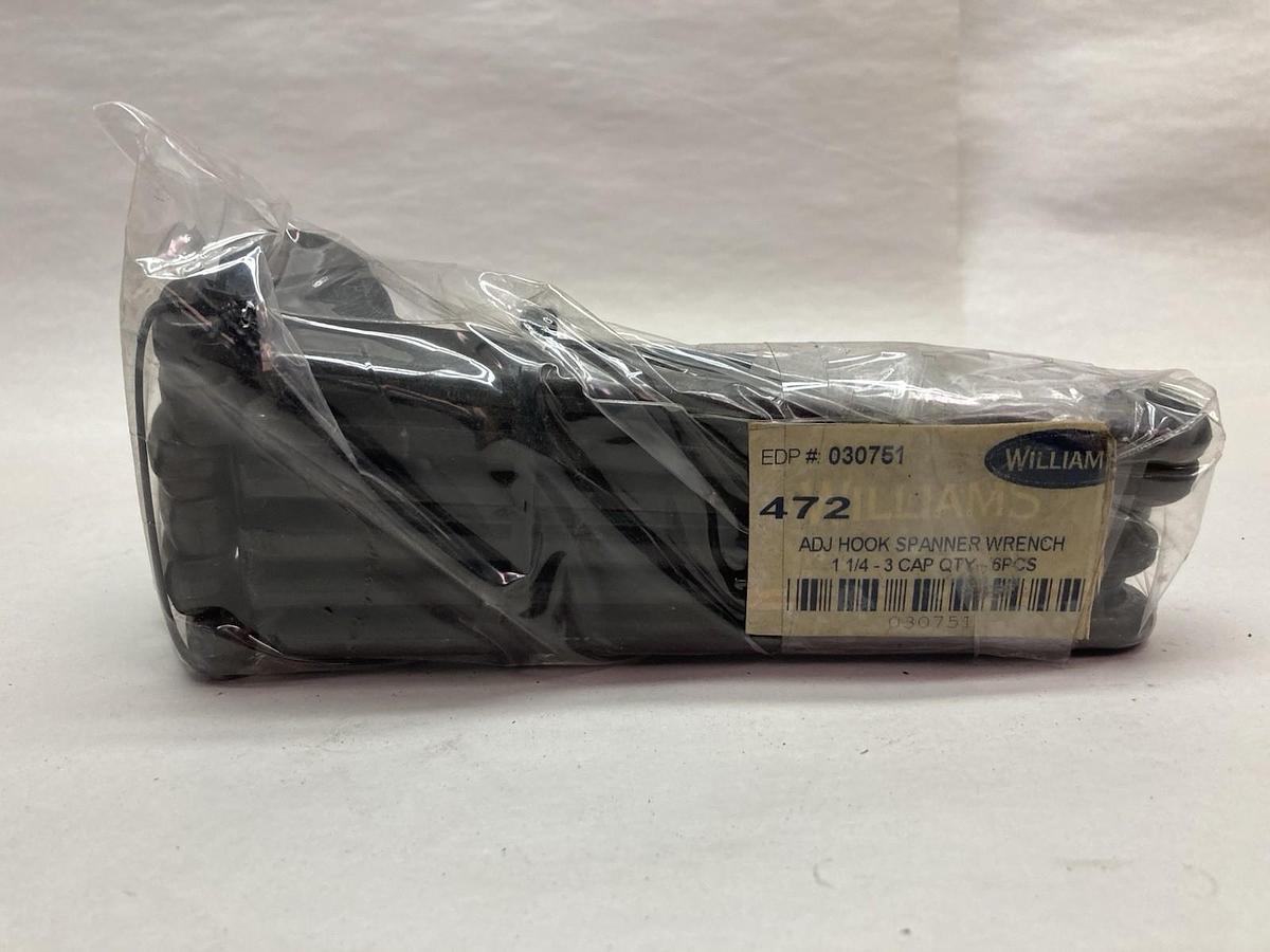 Williams,472,Adjustable Hook Spanner Wrench LOT OF 6