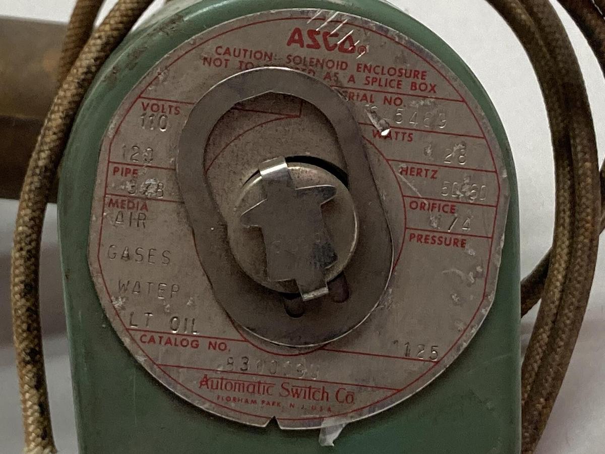 Used Asco,8300C9U,Solenoid Valve