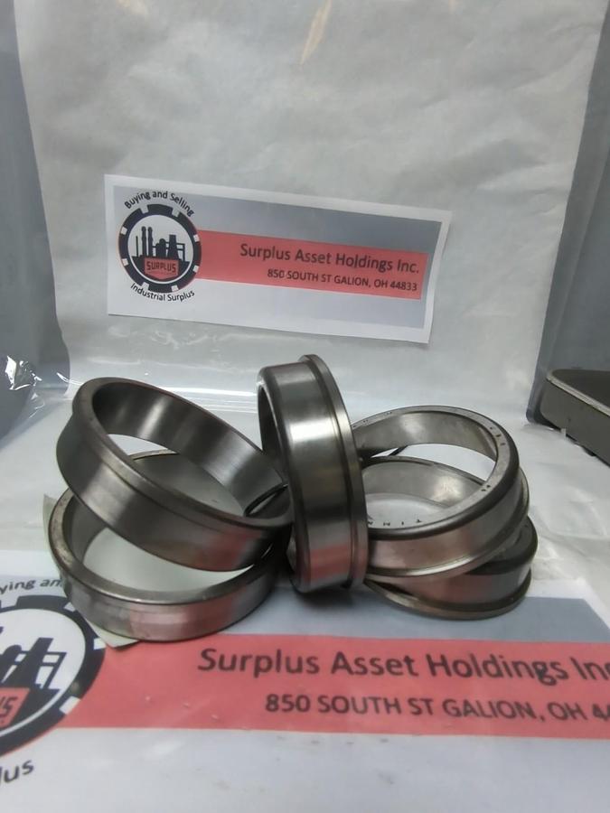 Used TIMKEN,3720-B,ROLLER BEARING FLANGED CUP LOT OF 5 PRE-OWNED