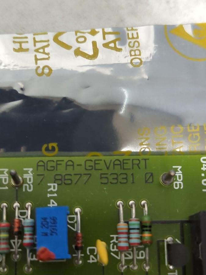 AGFA,CM+9 8677 53300,CIRCUIT BOARD NOS