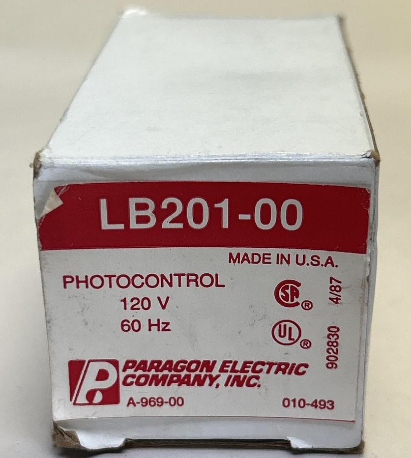PARAGON,LB201-00,PHOTOELECTRIC PHOTOCELL 120V NOS
