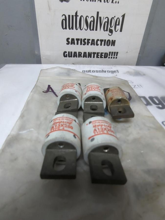 GOULD SHAWMUT,A13X250,AMP-TRAP FUSE TYPE 4 LOT OF 5 NOS