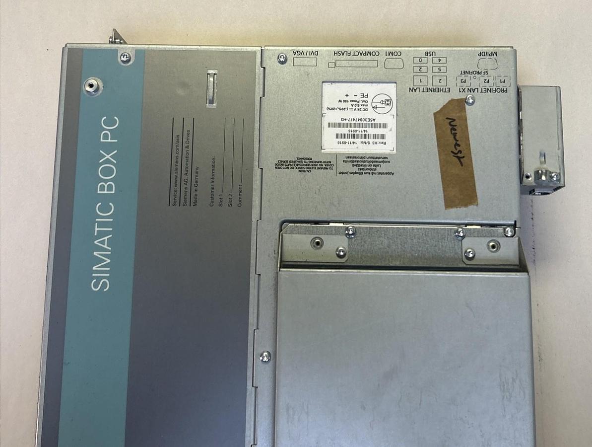 Used SIEMENS,6BK1000-6TR00-0AA0,SIMATIC BOX PC UNIT