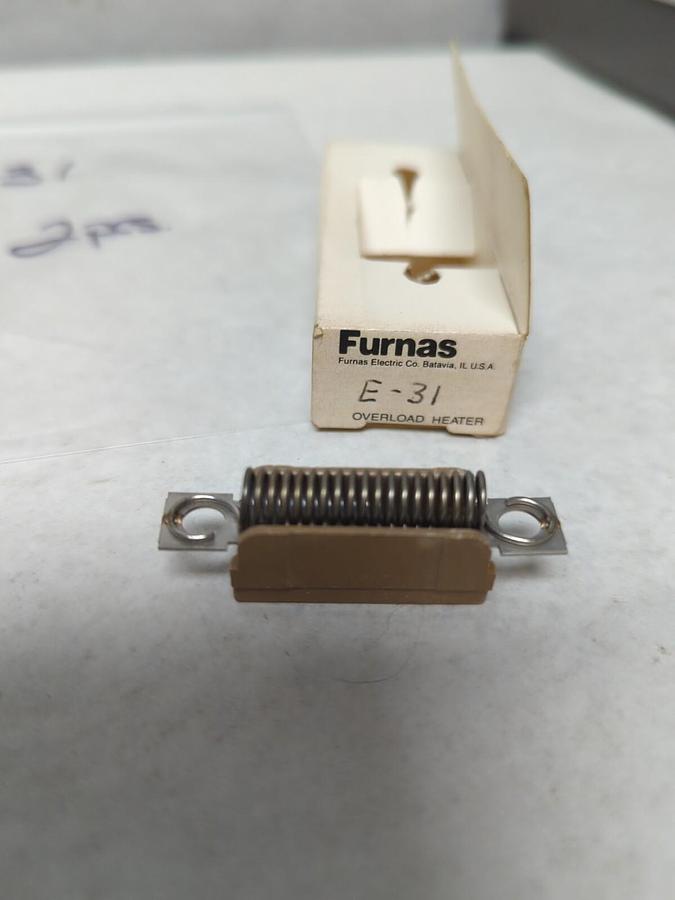 FURNAS,E31,THERMAL OVERLOAD HEATER ELEMENT LOT OF 2 NOS