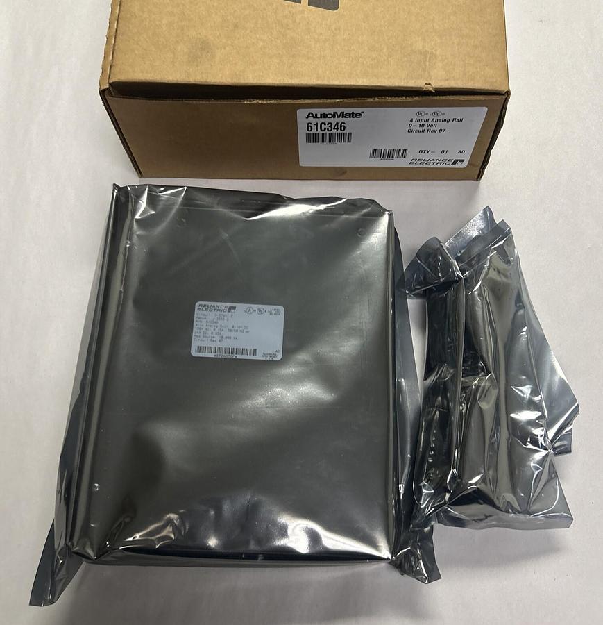 Used RELIANCE,61C346,ANALOG INPUT MODULE NEW