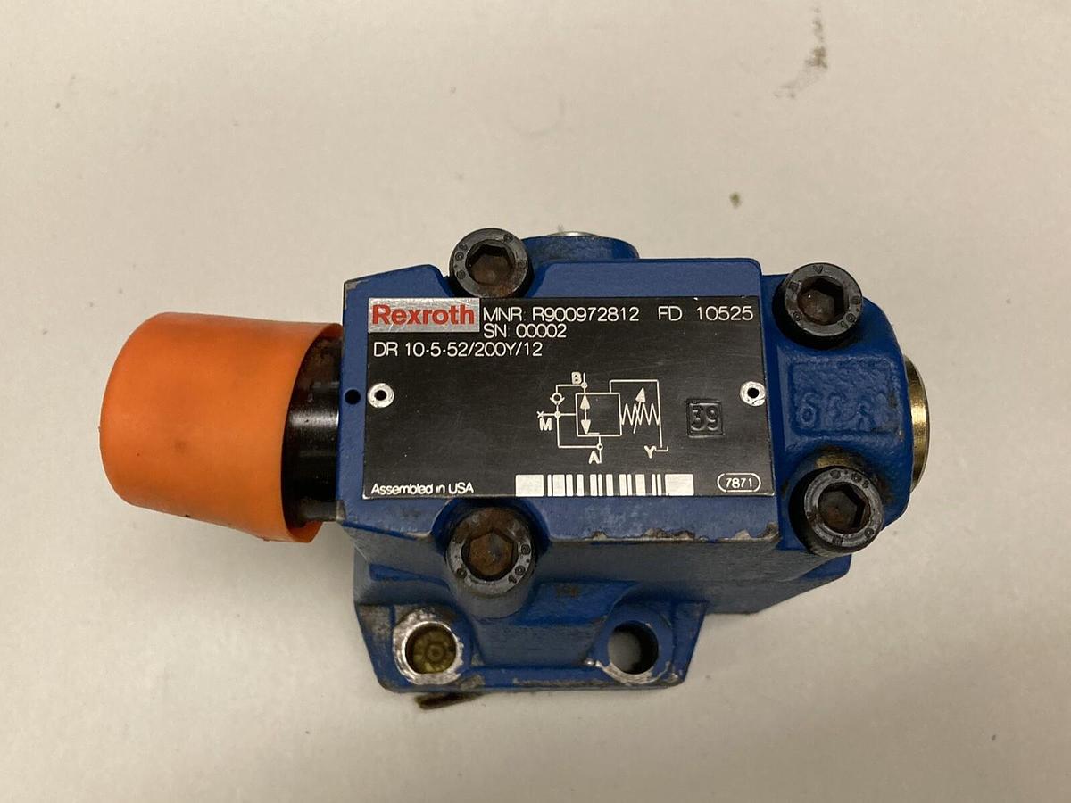 Used Rexroth,DR10-5-52/200Y/12,Pressure Cut Off Valve