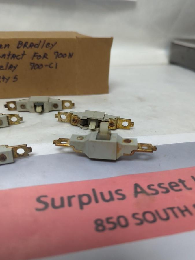 Used ALLEN-BRADLEY,700-C1,CONTACT CARTRIDGE LOT OF 5 PRE-OWNED