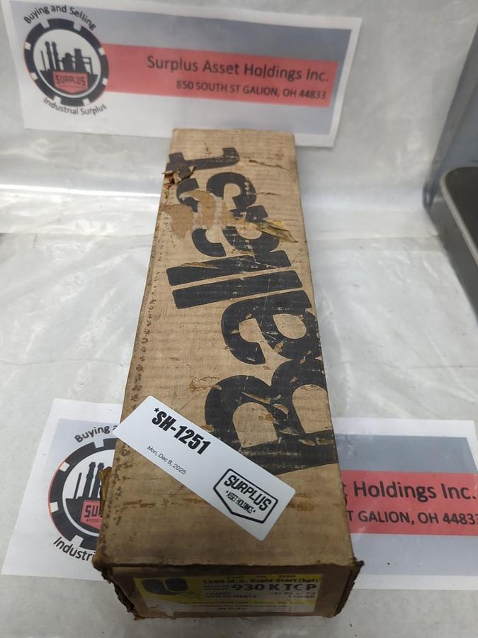 UNIVERSAL,930KTCP,RAPID START BALLAST 1500 M.A. 120-60HZ NOS