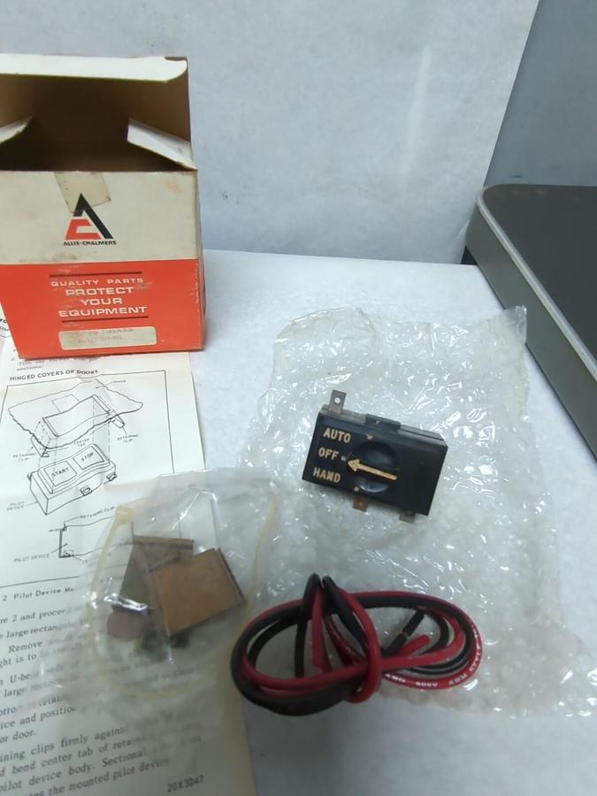 ALLIS-CHALMERS,25-107-200-801,SELECTOR SWITCH H-O-A KIT NOS