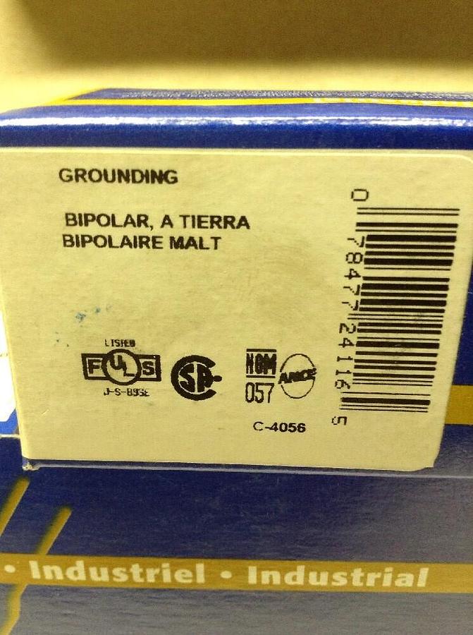 Leviton Industrial,1221-2 SP,Toggle Switch Grounding Box of 10 SAN 380